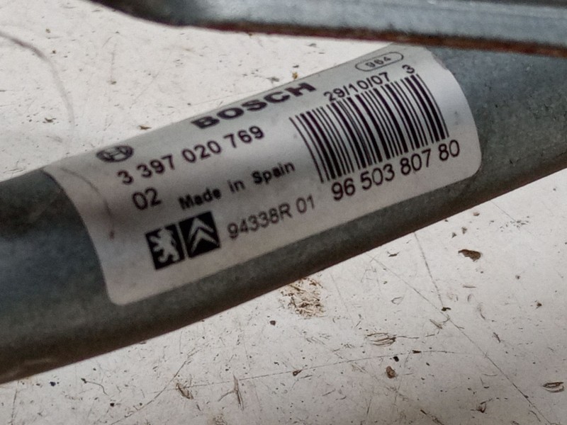 Recambio de motor limpia delantero para peugeot 207 sw (wk_) 1.4 16v referencia OEM IAM 9650380780 9650380780 