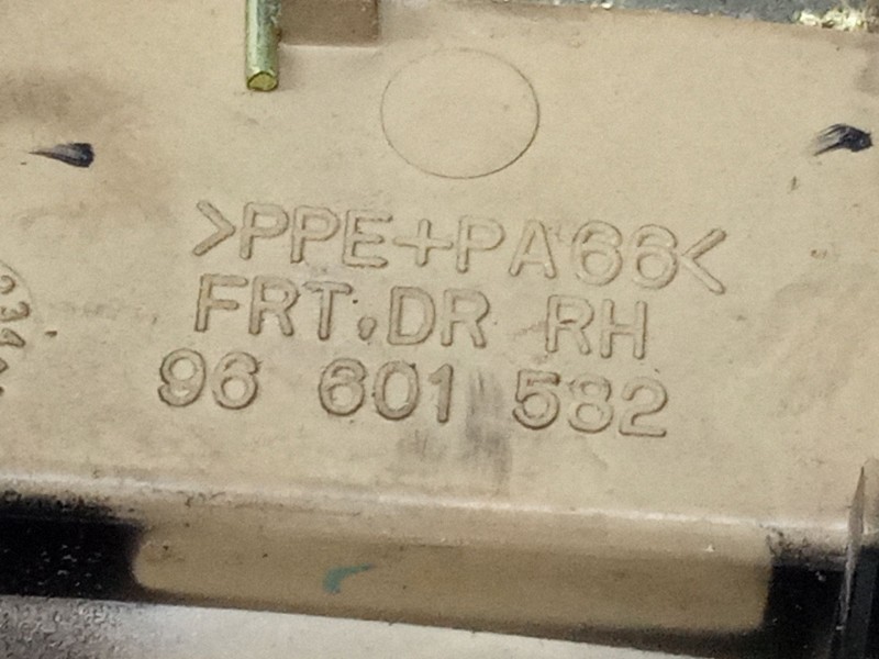 Recambio de maneta exterior puerta delantera derecha para chevrolet matiz (m200, m250) 1.0 referencia OEM IAM   