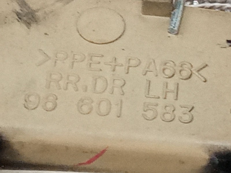 Recambio de maneta exterior puerta trasera izquierda para chevrolet matiz (m200, m250) 1.0 referencia OEM IAM   