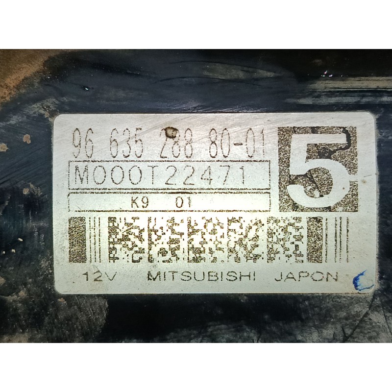 Recambio de motor arranque para peugeot 207/207+ (wa_, wc_) 1.6 hdi referencia OEM IAM 966352888001 M000T22471 