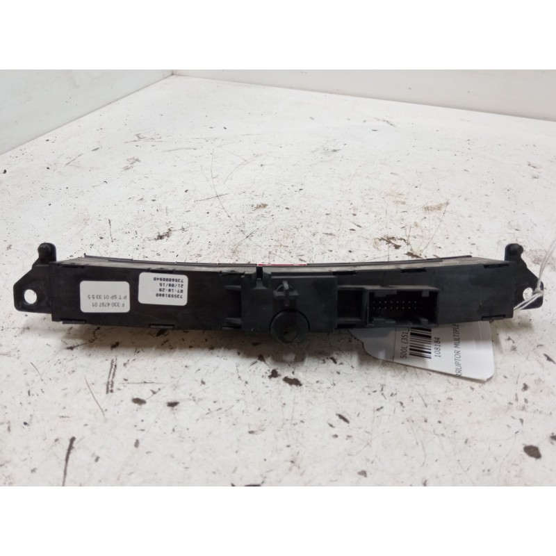 Recambio de interruptor multiple tablero para fiat 500l (351_, 352_) 1.4 (199lyb1b) referencia OEM IAM 735591880  