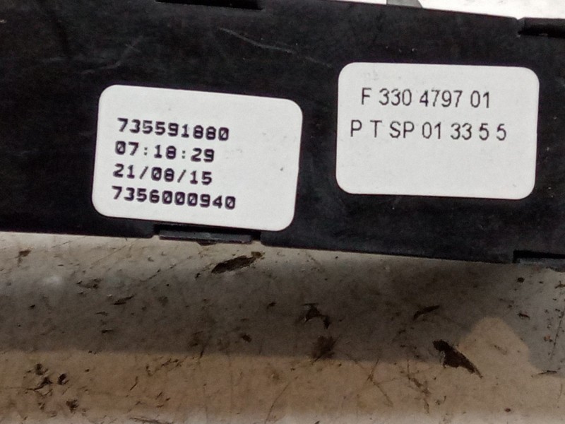 Recambio de interruptor multiple tablero para fiat 500l (351_, 352_) 1.4 (199lyb1b) referencia OEM IAM 735591880  