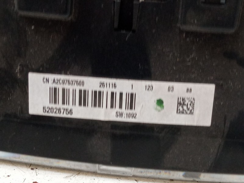 Recambio de cuadro instrumentos para fiat 500l (351_, 352_) 1.4 (199lyb1b) referencia OEM IAM A2C97537500  
