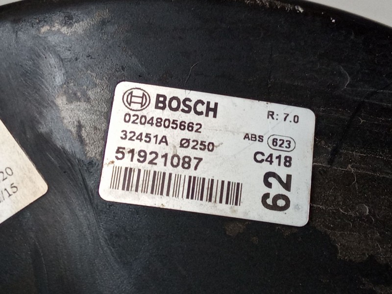 Recambio de servofreno para fiat 500l (351_, 352_) 1.4 (199lyb1b) referencia OEM IAM 00519210870  