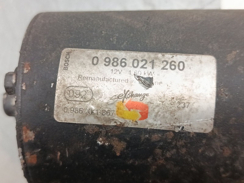 Recambio de motor arranque para mercedes-benz clase a (w169) a 180 cdi (169.007, 169.307) referencia OEM IAM 0986021260  