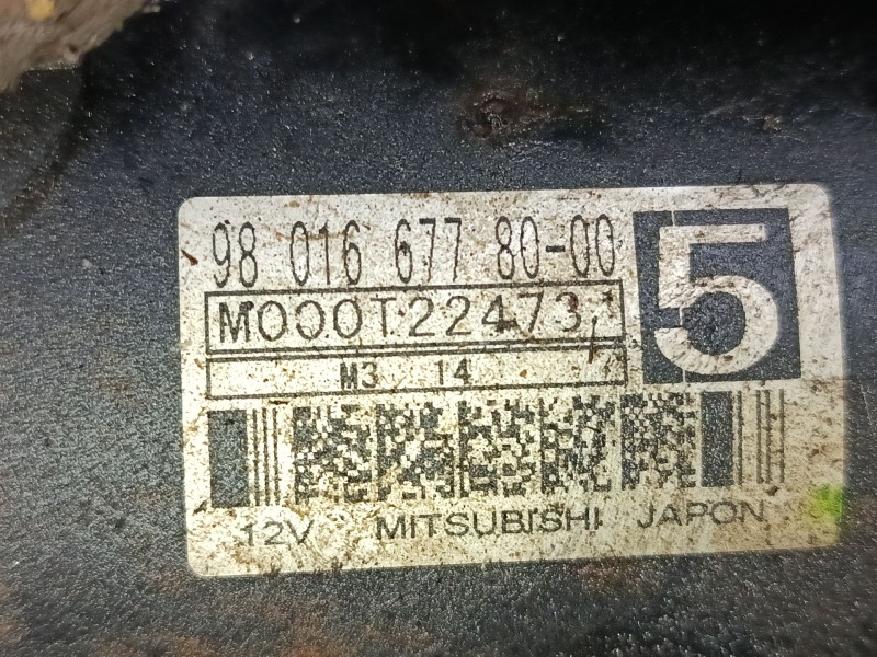 Recambio de motor arranque para peugeot 208 i (ca_, cc_) 1.4 hdi referencia OEM IAM 980166778000  