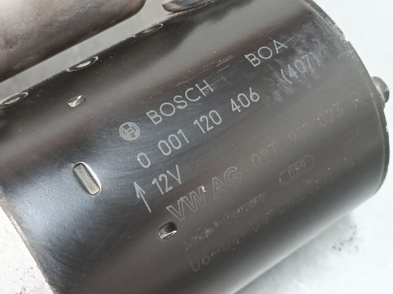 Recambio de motor arranque para volkswagen polo iv (9n_, 9a_) 1.4 16v referencia OEM IAM 0001120406  