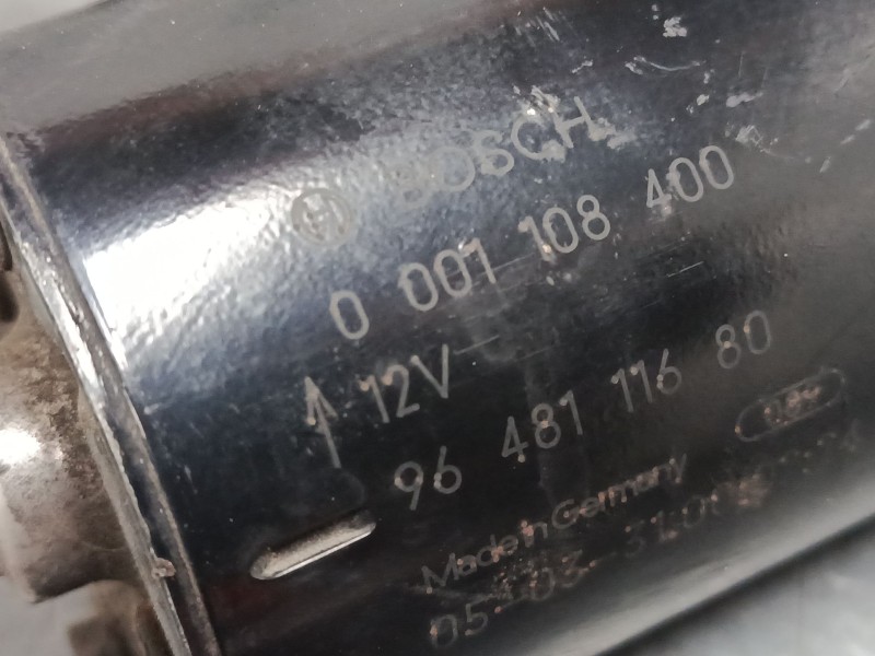 Recambio de motor arranque para citroën berlingo / berlingo first monospace (mf_, gjk_, gfk_) 2.0 hdi 90 (mfrhy) referencia OEM 