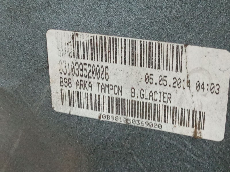 Recambio de paragolpes trasero para renault clio iv (bh_) 1.2 16v referencia OEM IAM 850103029R  