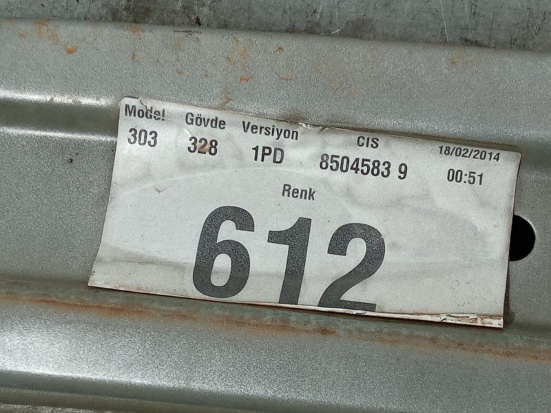 Recambio de refuerzo paragolpes delantero para peugeot bipper (aa_) 1.3 hdi 75 referencia OEM IAM   