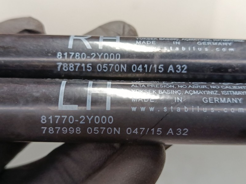 Recambio de amortiguadores malet/porton para hyundai ix35 (lm, el, elh) 2.0 crdi referencia OEM IAM 817802Y000   817702Y000  