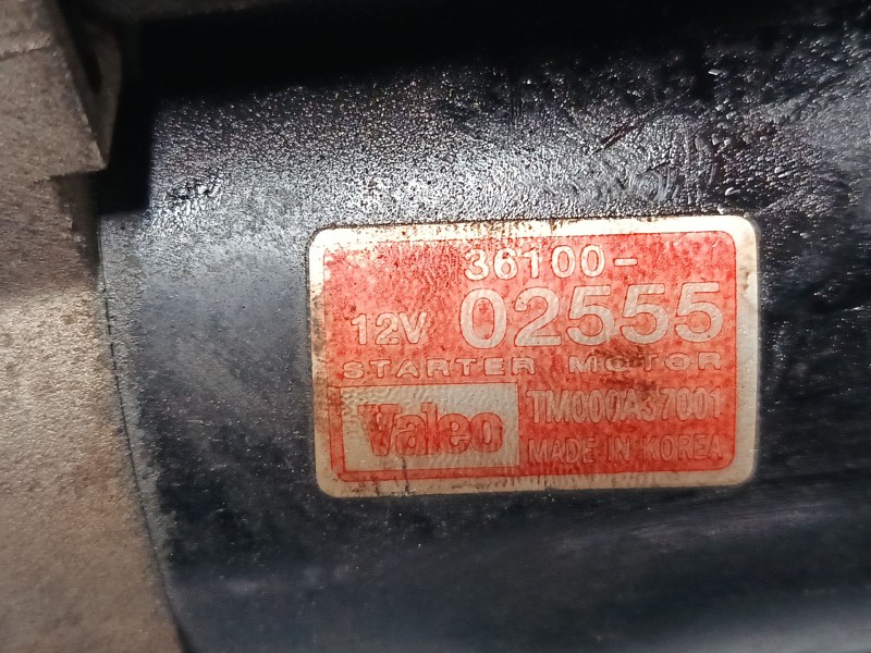 Recambio de motor arranque para hyundai getz (tb) 1.1 referencia OEM IAM 3610002555  