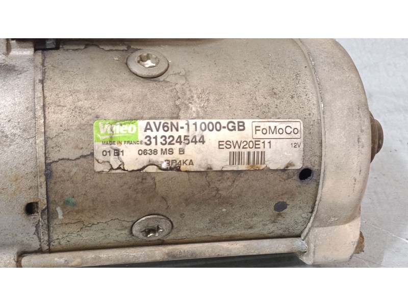 Recambio de motor arranque para ford focus iii 1.6 tdci referencia OEM IAM AV6N11000GB ESW20E11 31324544