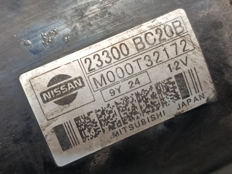 Recambio de motor arranque para nissan qashqai i (j10, nj10) 1.6 referencia OEM IAM 23300BC20B  