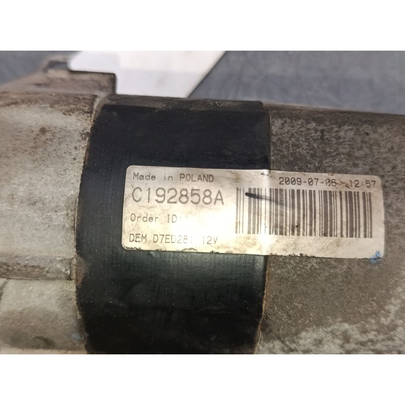 Recambio de motor arranque para mercedes-benz clase a (w168) a 160 (168.033, 168.133) referencia OEM IAM C192858A  