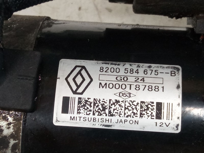 Recambio de motor arranque para nissan qashqai i (j10, nj10) 1.5 dci referencia OEM IAM 8200584675B  