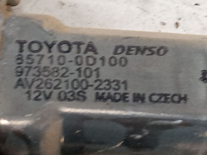 Recambio de elevalunas electrico delantero derecho para toyota yaris (_p13_) 1.0 (ksp130_) referencia OEM IAM 973582101  