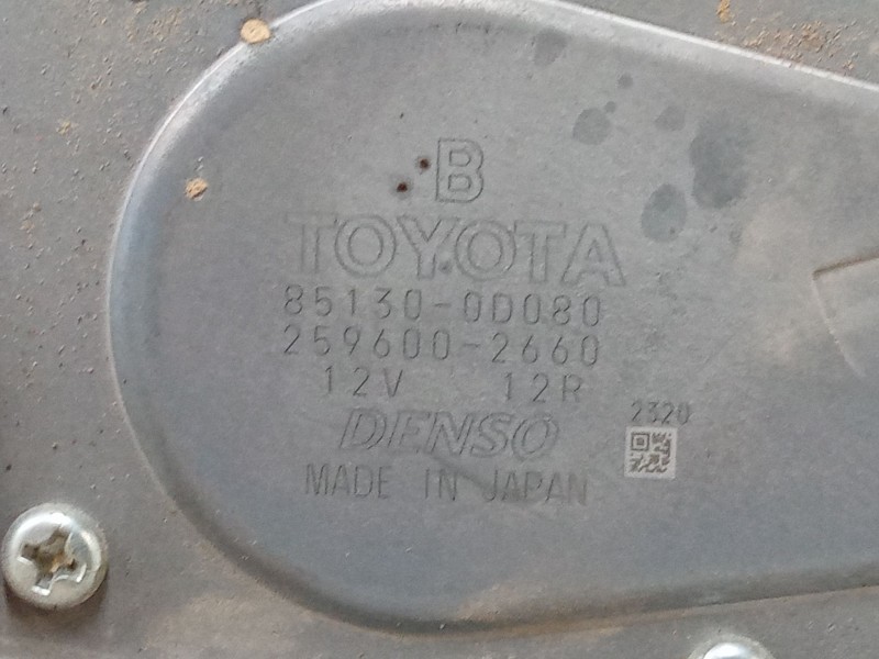 Recambio de motor limpia trasero para toyota yaris (_p13_) 1.0 (ksp130_) referencia OEM IAM 851300D080  