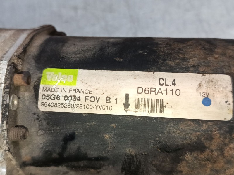 Recambio de motor arranque para citroën c4 coupé (la_) 1.6 hdi referencia OEM IAM D6RA110  