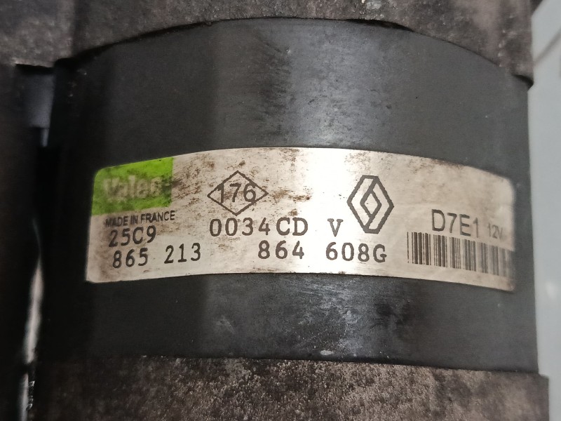 Recambio de motor arranque para renault clio ii (bb_, cb_) 1.2 (bb0a, bb0f, bb10, bb1k, bb28, bb2d, bb2h, cb0a,... referencia OE