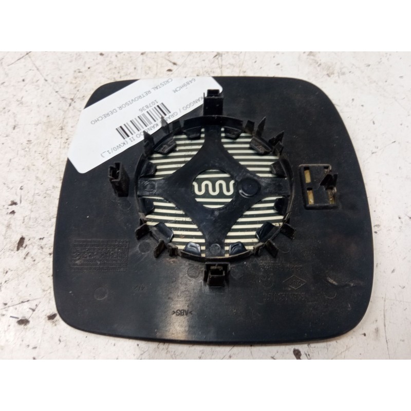 Recambio de cristal retrovisor derecho para renault kangoo / grand kangoo ii (kw0/1_) 1.5 dci 90 (kw05, kw08, kw0g, kw11) refere