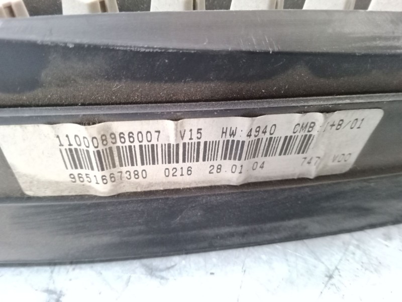 Recambio de cuadro instrumentos para citroën xsara picasso (n68) 1.6 hdi referencia OEM IAM 9651667380  