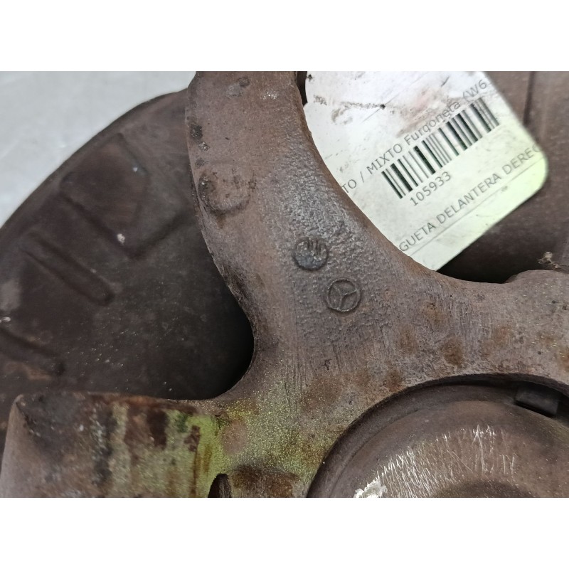 Recambio de mangueta delantera derecha para mercedes-benz vito / mixto furgoneta (w639) 111 cdi (639.601, 639.603, 639.605) refe