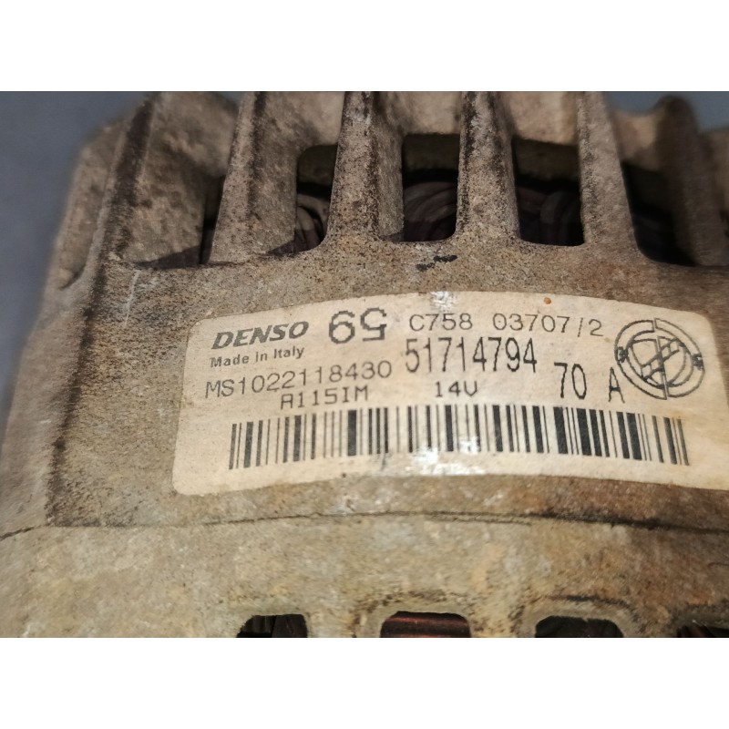 Recambio de alternador para fiat panda furgoneta/hatchback (169_) 1.2 bipower (169cxb1a) referencia OEM IAM   