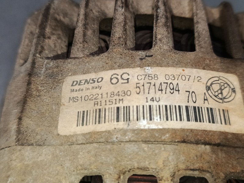 Recambio de alternador para fiat panda furgoneta/hatchback (169_) 1.2 bipower (169cxb1a) referencia OEM IAM   