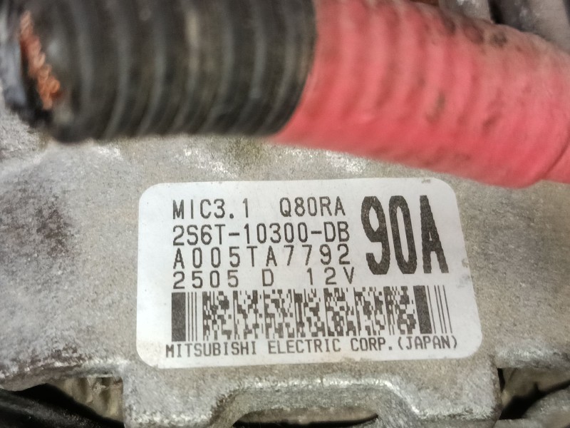 Recambio de alternador para ford fusion (ju_) 1.6 referencia OEM IAM A005TA7792  