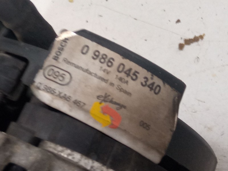 Recambio de alternador para audi a4 b6 avant (8e5) 1.9 tdi referencia OEM IAM 0986045340  