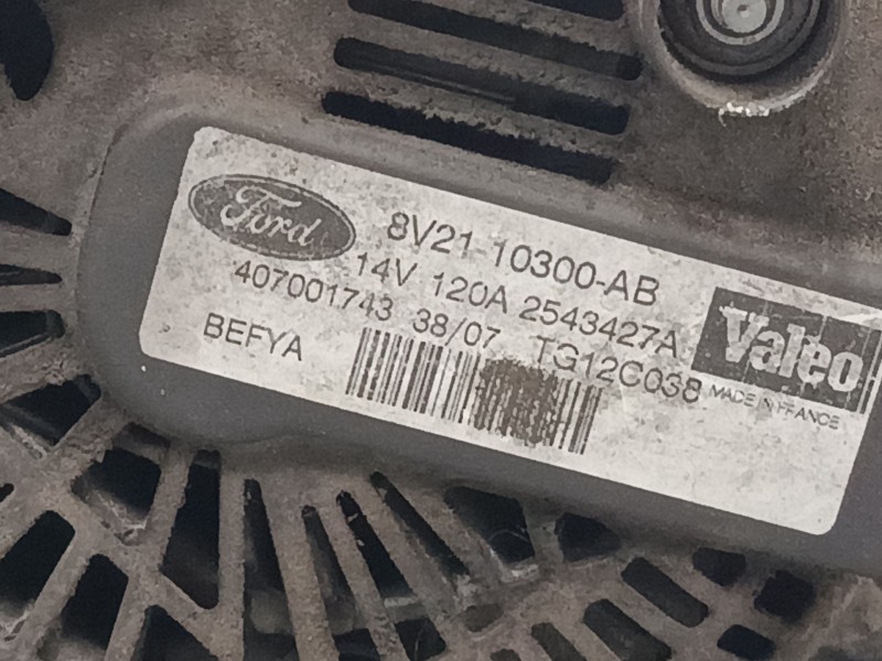 Recambio de alternador para mazda 2 (de_, dh_) 1.4 mzr-cd referencia OEM IAM 8V2110300AB  