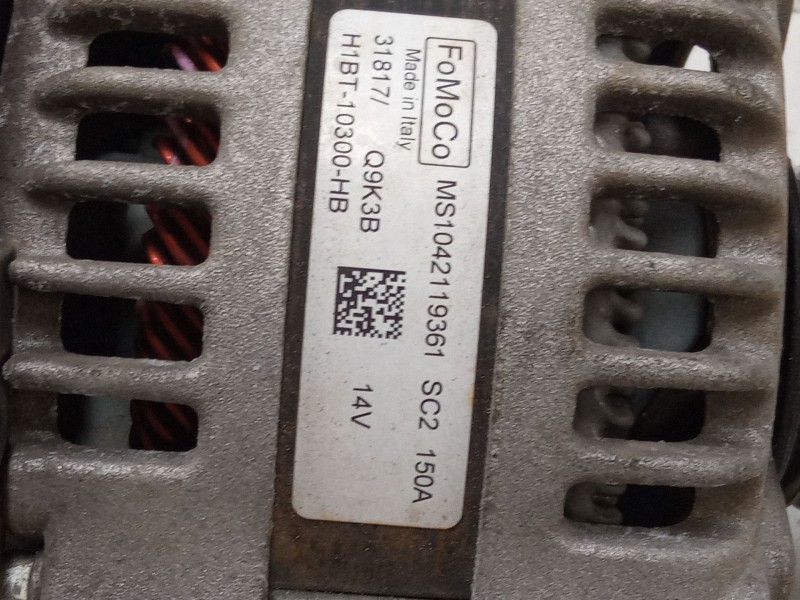 Recambio de alternador para ford ecosport 1.0 ecoboost referencia OEM IAM H1BT10300HB MS1042119361 