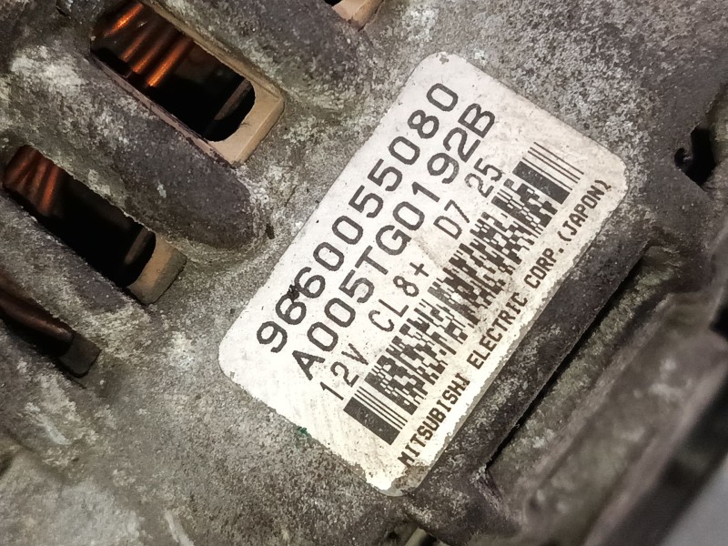 Recambio de alternador para peugeot 207/207+ (wa_, wc_) 1.4 referencia OEM IAM 9660055080 A005TG0192B 