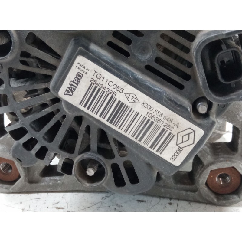 Recambio de alternador para renault scénic ii (jm0/1_) 1.6 16v (jm1r) referencia OEM IAM 8200588648A TG11C055 