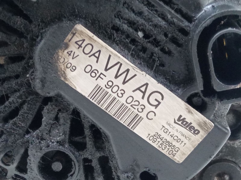 Recambio de alternador para seat altea xl (5p5, 5p8) 2.0 tdi 16v referencia OEM IAM 06F903023C  