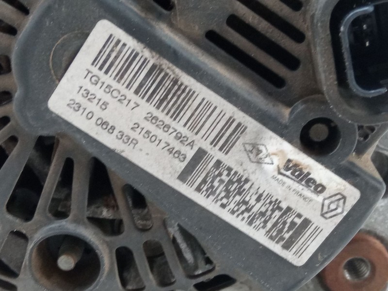Recambio de alternador para dacia duster (hs_) 1.5 dci (hsaj) referencia OEM IAM 231006833R TG15C217 