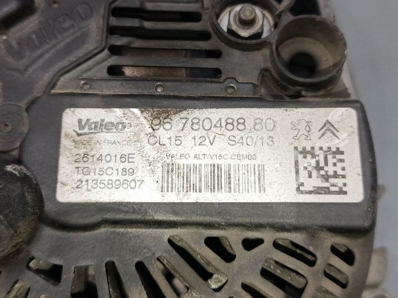 Recambio de alternador para citroën c4 picasso ii 1.6 hdi 90 referencia OEM IAM 9678048880  