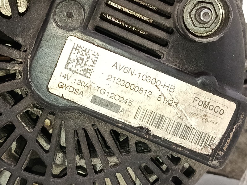 Recambio de alternador para ford c-max ii (dxa/cb7, dxa/ceu) 1.6 ti referencia OEM IAM AV6N10300HB TG12C245 