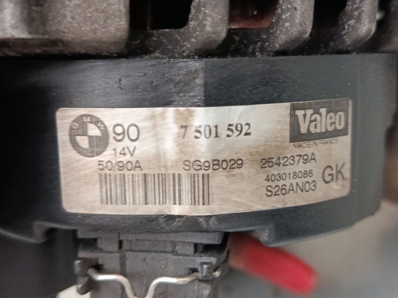 Recambio de alternador para bmw 3 compact (e46) 325 ti referencia OEM IAM 7501592 2542379A 