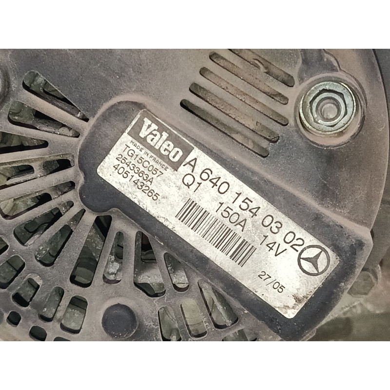 Recambio de alternador para mercedes-benz clase a (w169) a 180 cdi (169.007, 169.307) referencia OEM IAM A6401540302  