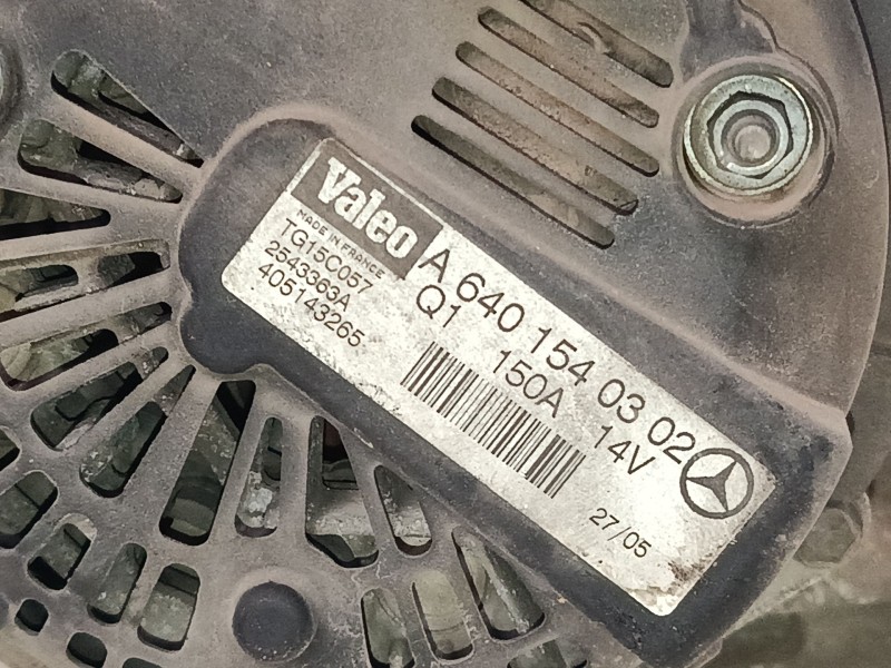 Recambio de alternador para mercedes-benz clase a (w169) a 180 cdi (169.007, 169.307) referencia OEM IAM A6401540302  