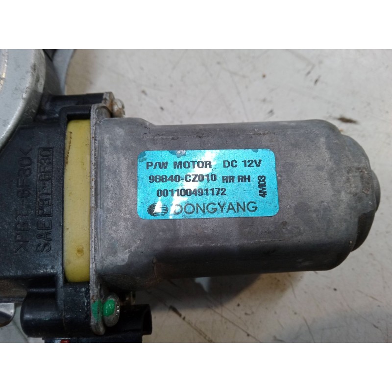 Recambio de elevalunas electrico trasero derecho para ssangyong korando (ck) 2.0 e-xdi referencia OEM IAM 98840CZ010RRRH  