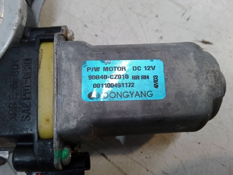 Recambio de elevalunas electrico trasero derecho para ssangyong korando (ck) 2.0 e-xdi referencia OEM IAM 98840CZ010RRRH  