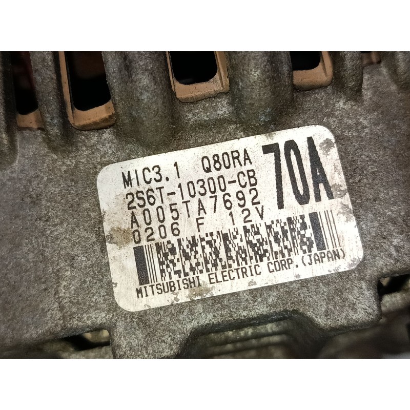 Recambio de alternador para ford fiesta v (jh_, jd_) 1.4 16v referencia OEM IAM A005TA7692 Q80RA 