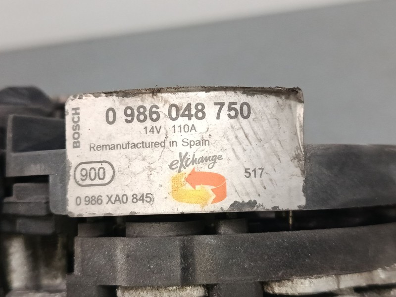 Recambio de alternador para mini mini (r50, r53) cooper referencia OEM IAM 0986048750  