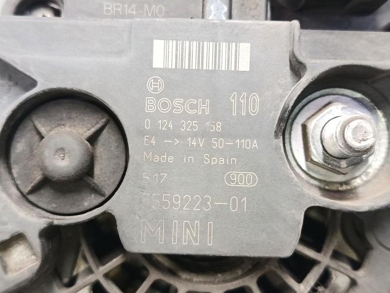 Recambio de alternador para mini mini (r50, r53) cooper referencia OEM IAM 0986048750  