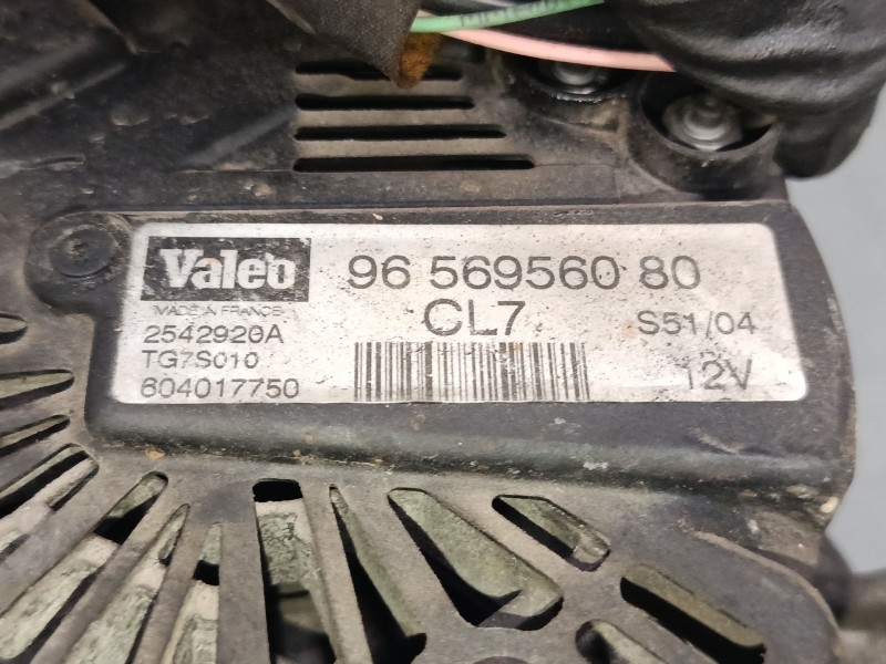 Recambio de alternador para peugeot 206 sw (2e/k) 1.6 16v referencia OEM IAM 9656956080  