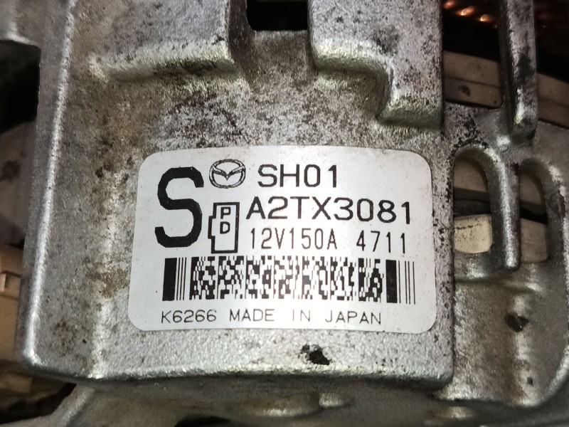 Recambio de alternador para mazda cx-5 (ke, gh) 2.2 d (ke2fw) referencia OEM IAM A2TX3081  