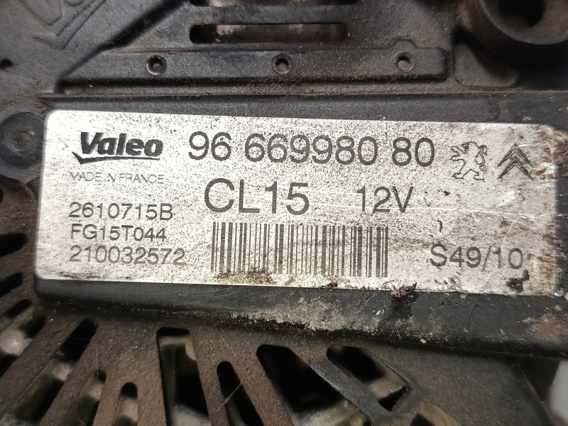 Recambio de alternador para citroën c4 ii (nc_) 1.6 vti 120 referencia OEM IAM 9666998080  